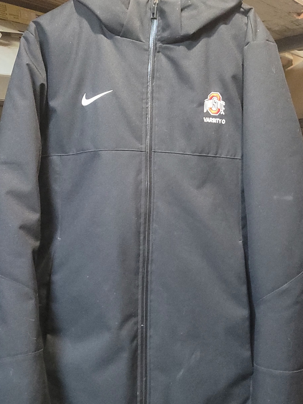 Nike Black Ohio State Varsity Zip-Up Men's Jacket